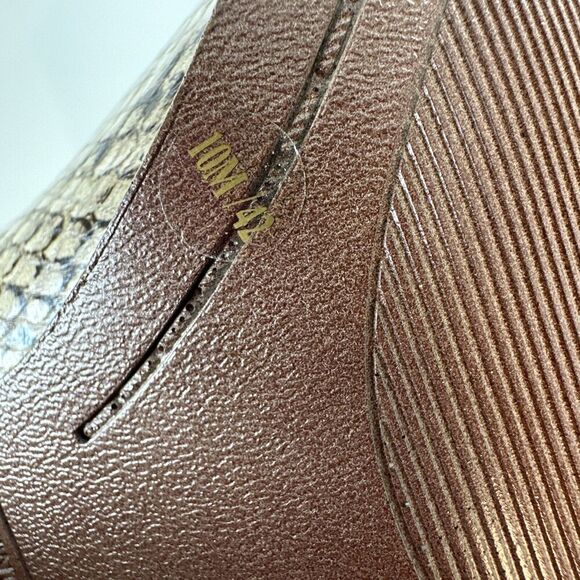 Vince Camuto Famhida Ankle Boots Bootie Womens Sz 10M/42 Faux Snakeskin Leather - Picture 10 of 12